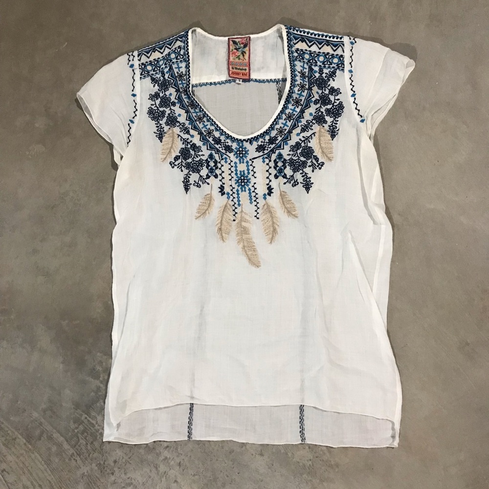 Johnny Was Linen Tunic
